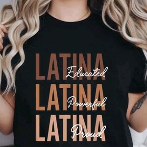 Black Latina Graphic T-Shirt